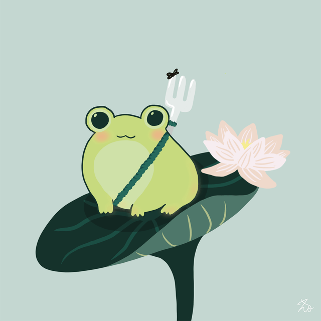 Froggy - carte postale