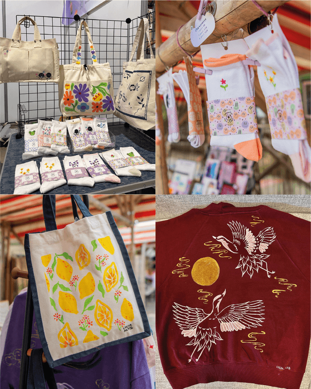 Atelier peinture sur textile - samedi 17 mai 2025