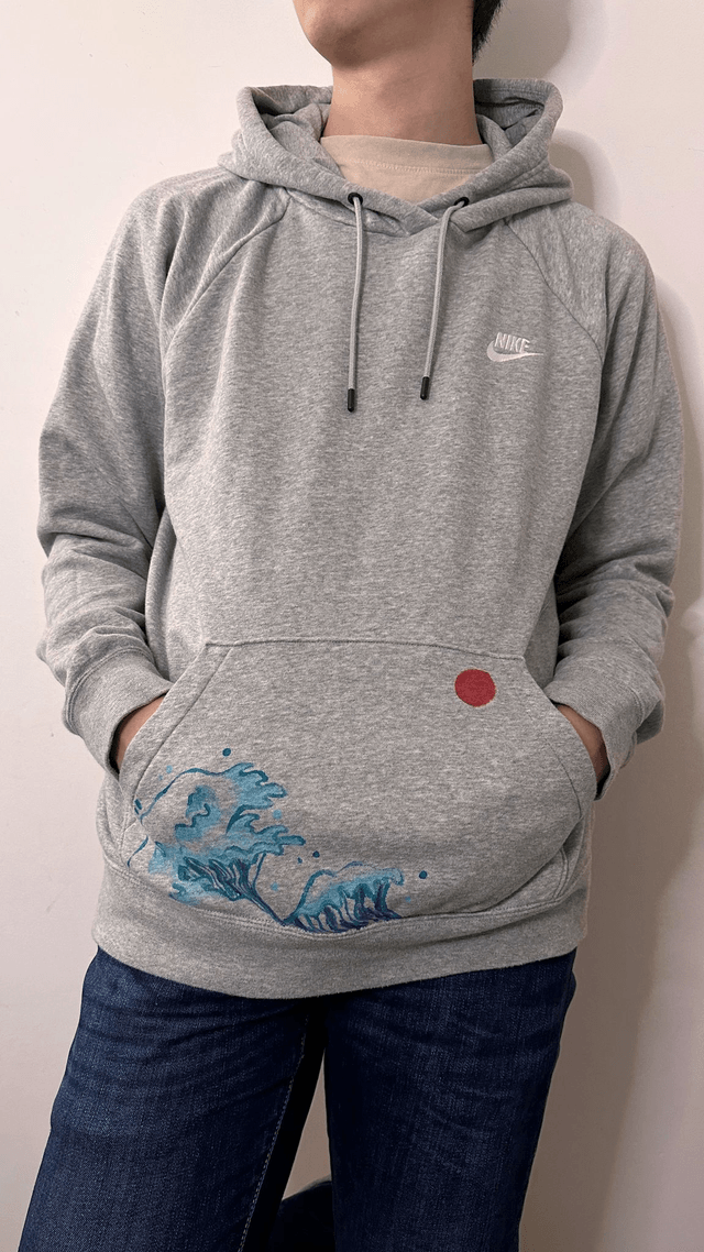 Sweat vagues japonaises