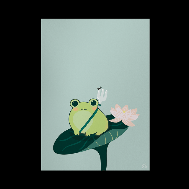 Froggy - carte postale