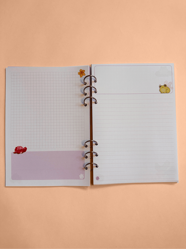 Carnet spirale - No rain no flowers
