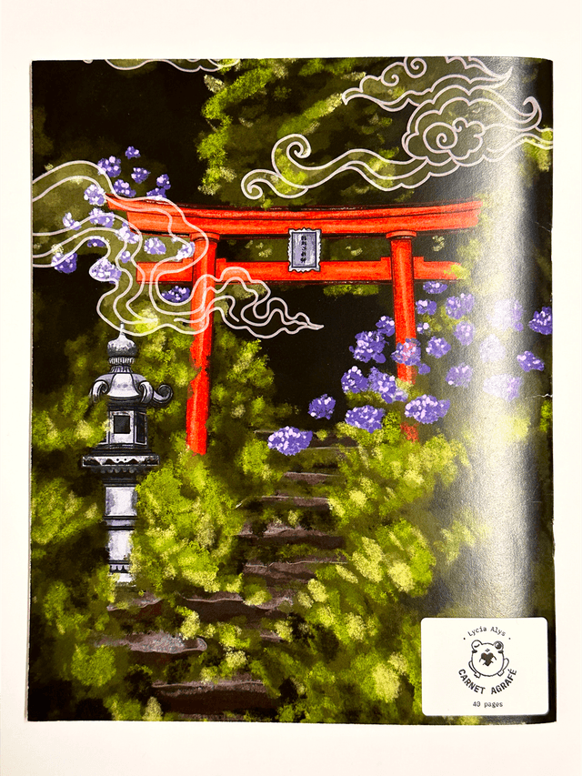 Carnet agrafé - Kitsune