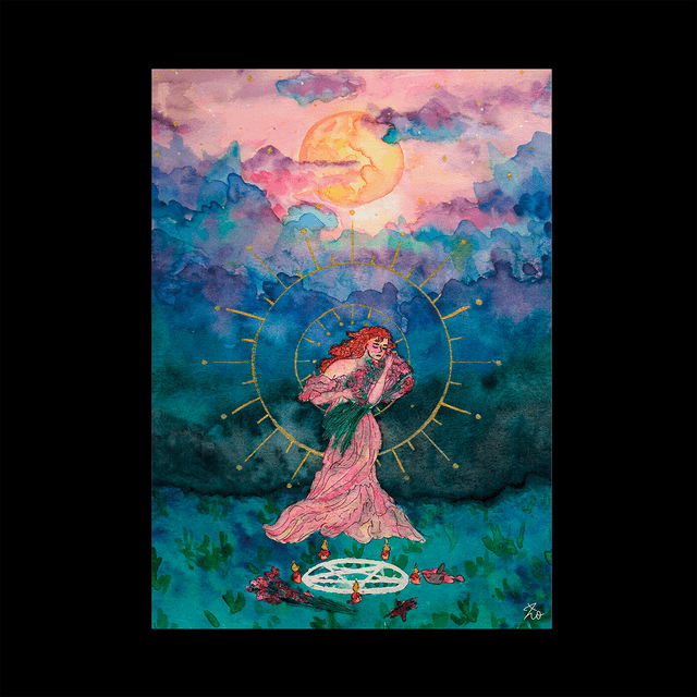 Invocation - carte postale