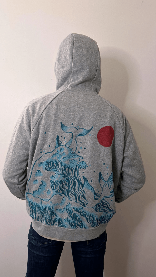 Sweat vagues japonaises