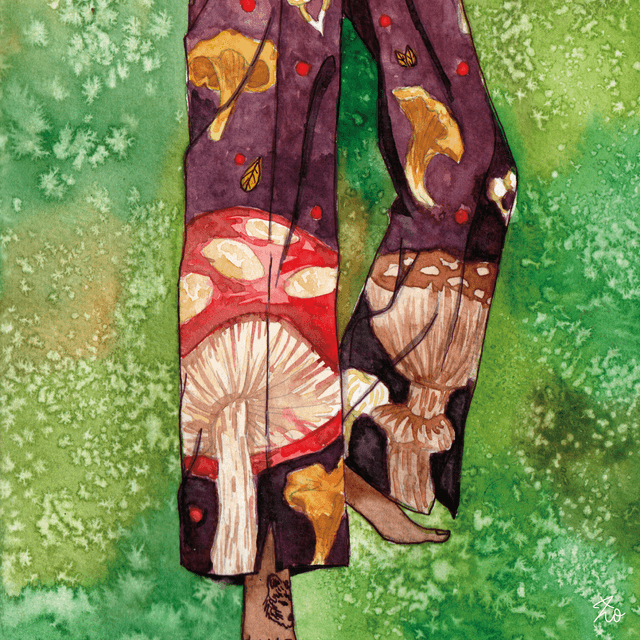 Mushroom Pant - carte postale