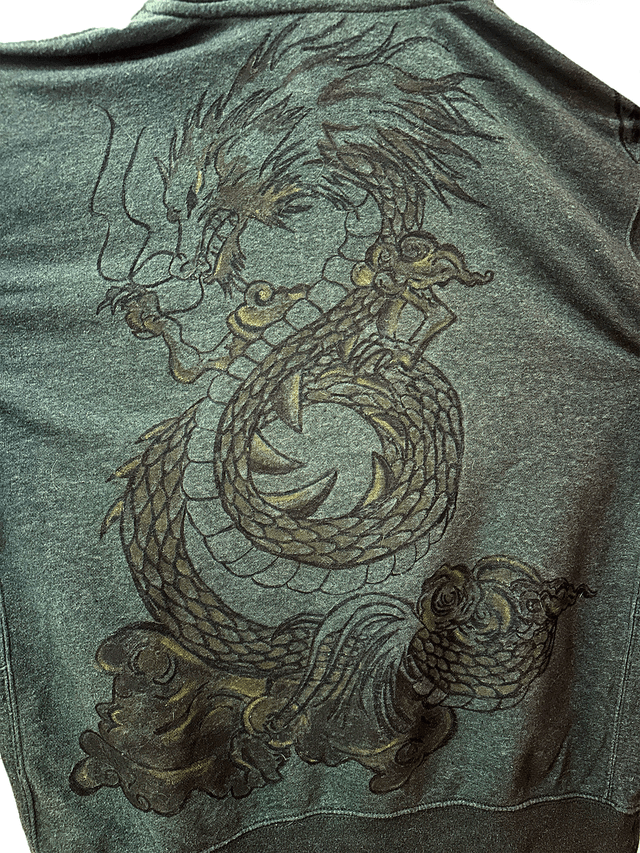 Sweat Shryu - Chevaliers du zodiaque & Shenron - Drangon Ball Z
