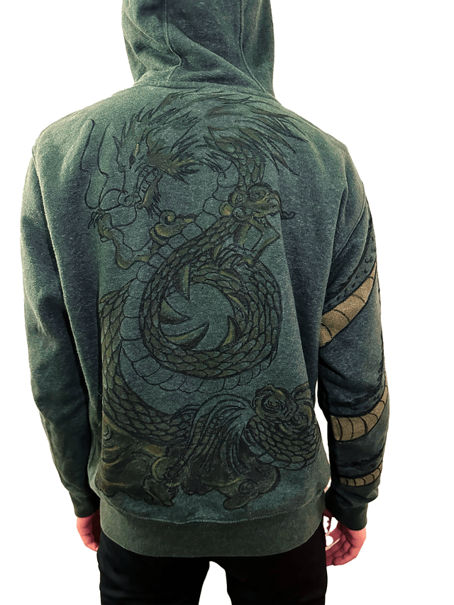 Sweat Shryu - Chevaliers du zodiaque & Shenron - Drangon Ball Z