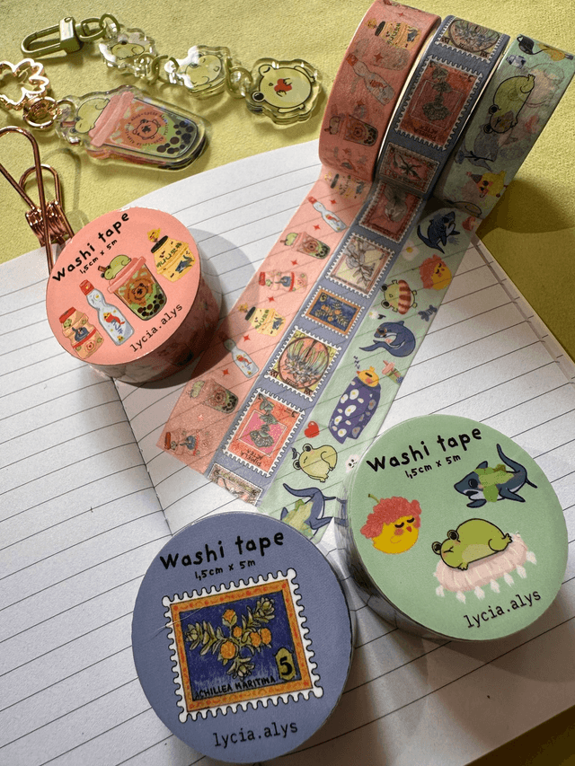 Animaux - washi tape