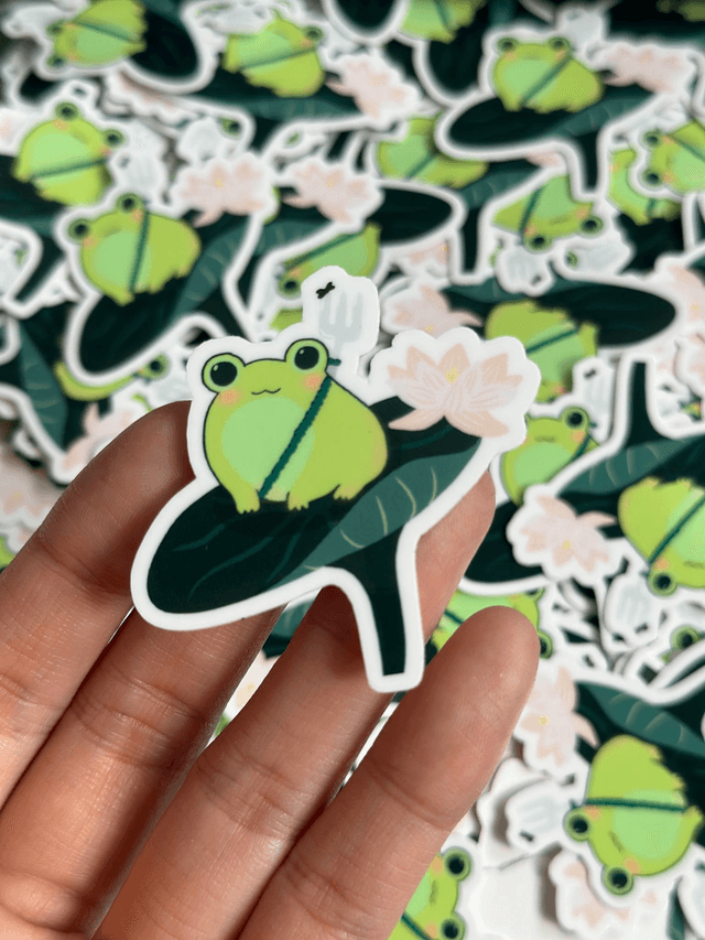Froggy hunter - sticker