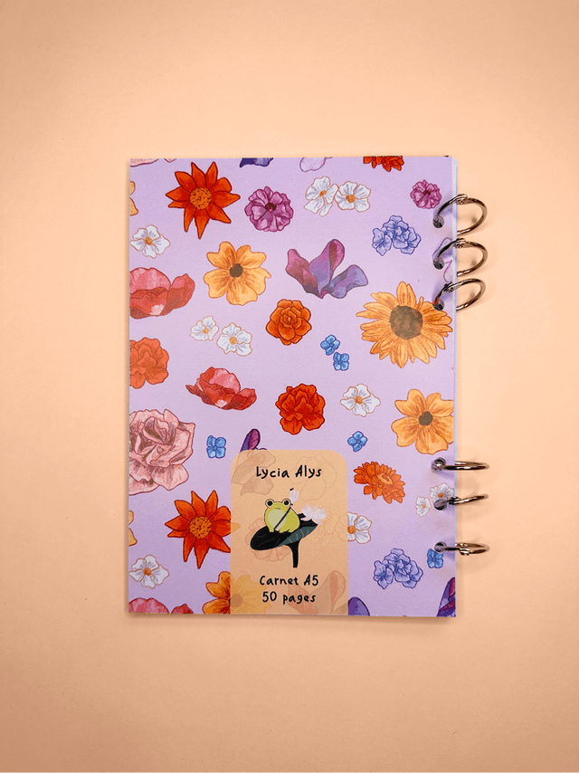 Carnet spirale - No rain no flowers