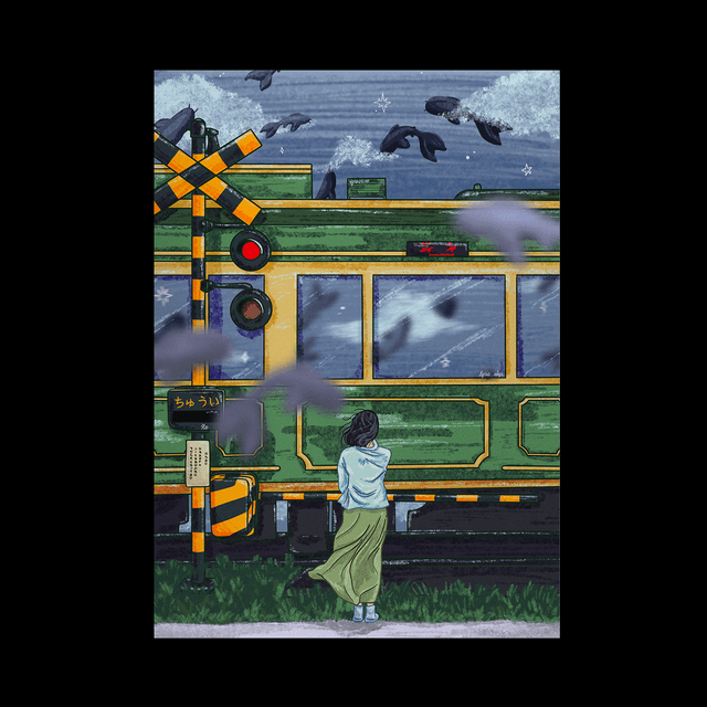 Train japonais - A5