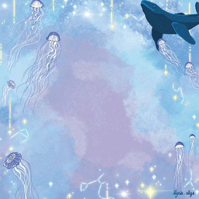 Memo pad - baleines