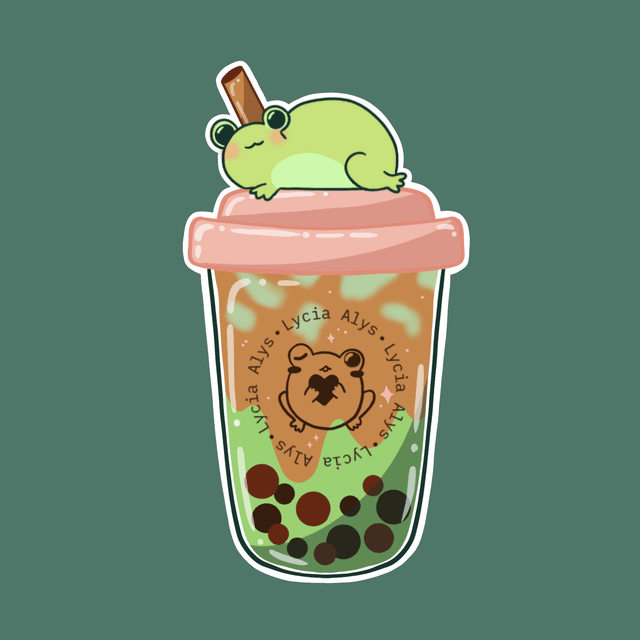 Bubble tea - sticker
